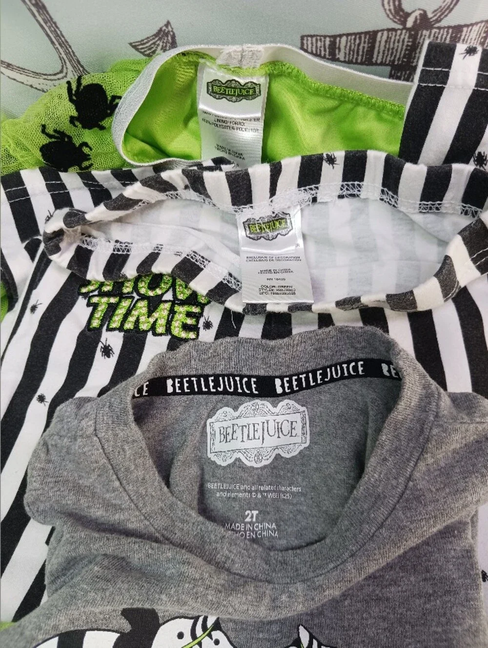 Beetlejuice 3pc Outfit / Size 2T
